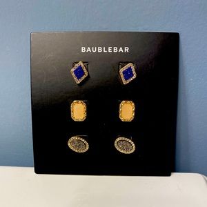 BaubleBar Druzy Earrings Stud Set